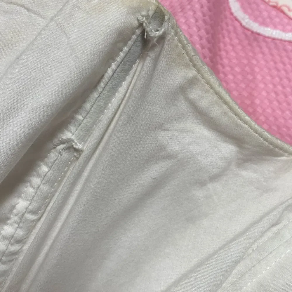 Lilly Pulitzer Jubilee Pink & White Strapless Dress Size 2 - Picture 7 of 9